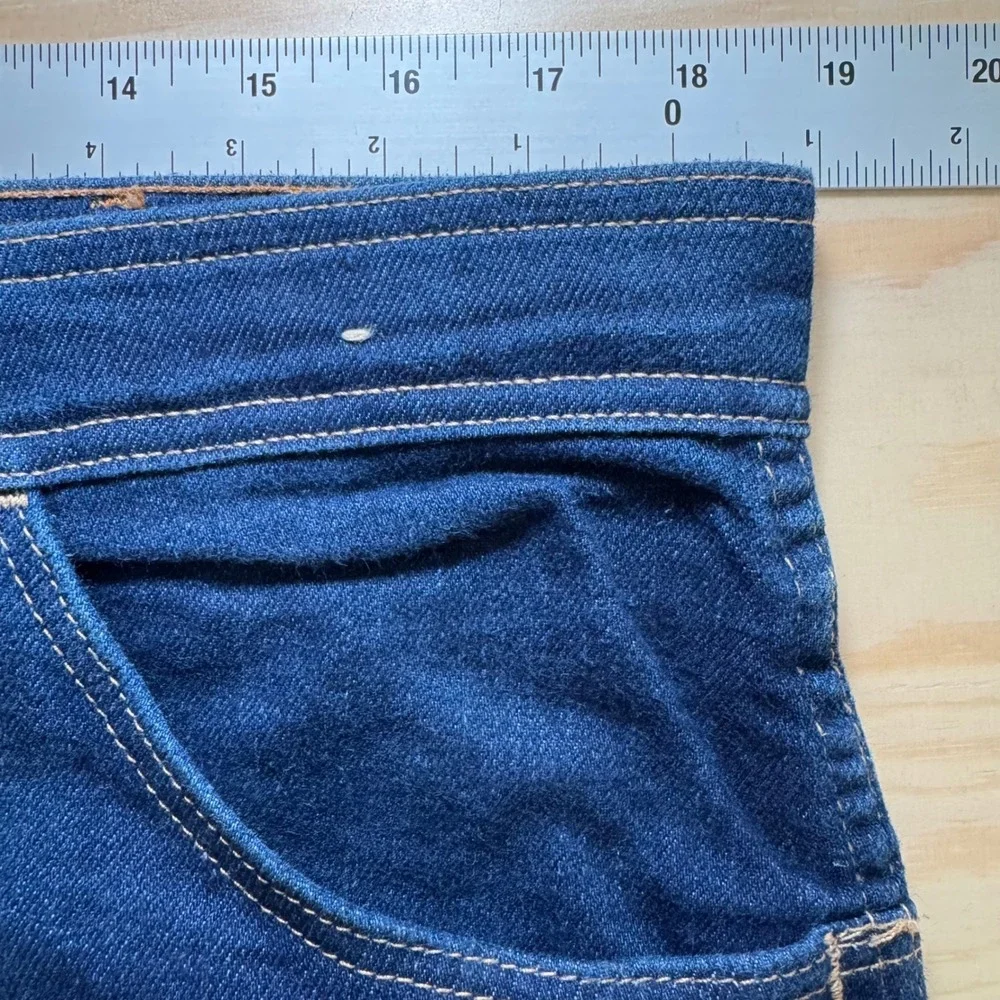Vintage‎ Wrangler 85498PS Jeans Mens Dark Wash Denim 38x30 Made in USA Elite